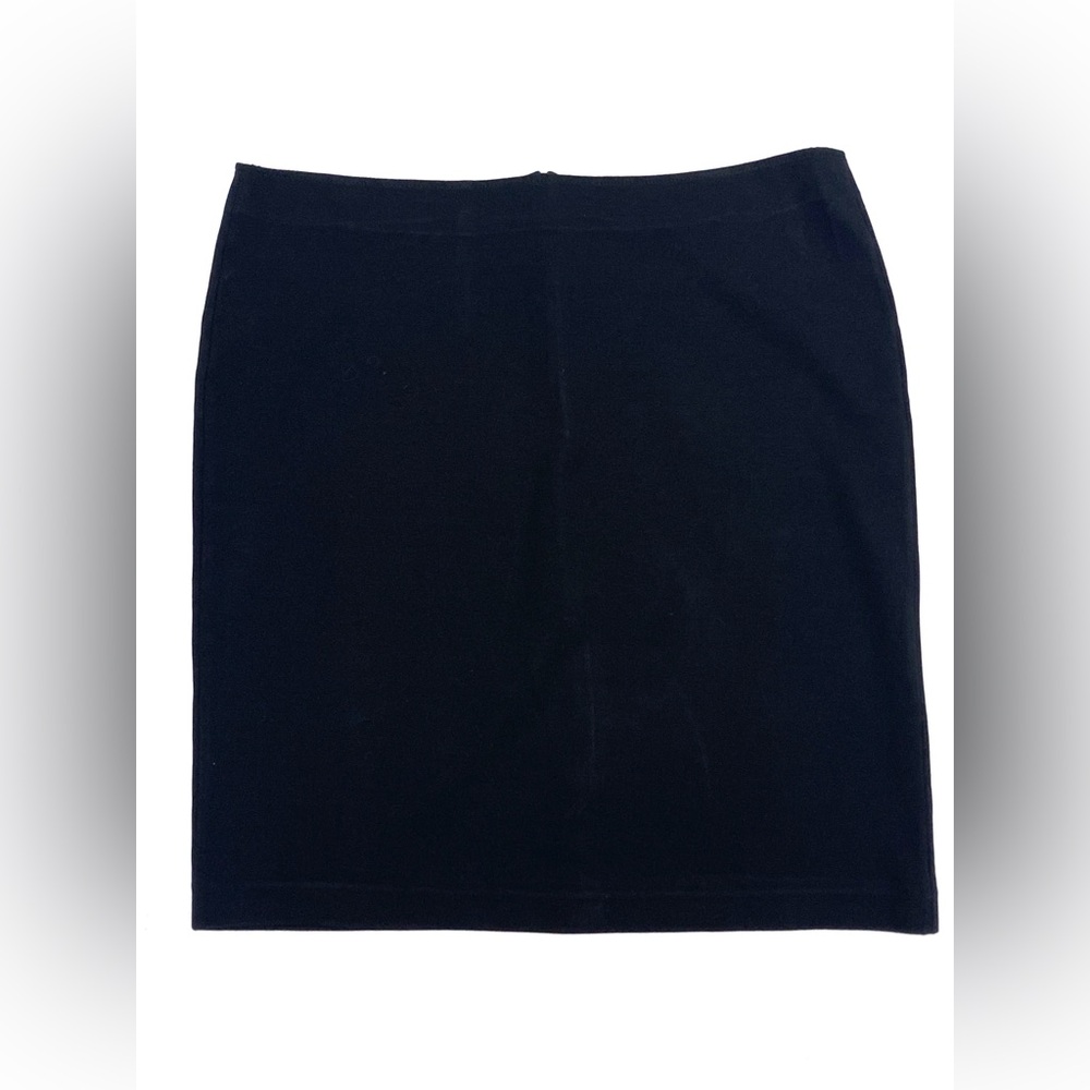 Armani Collezioni Women's Black Pencil Midi Skirt